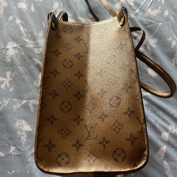 Designer Inspired Coated Canvas Tote Bag - Picture 4 of 10